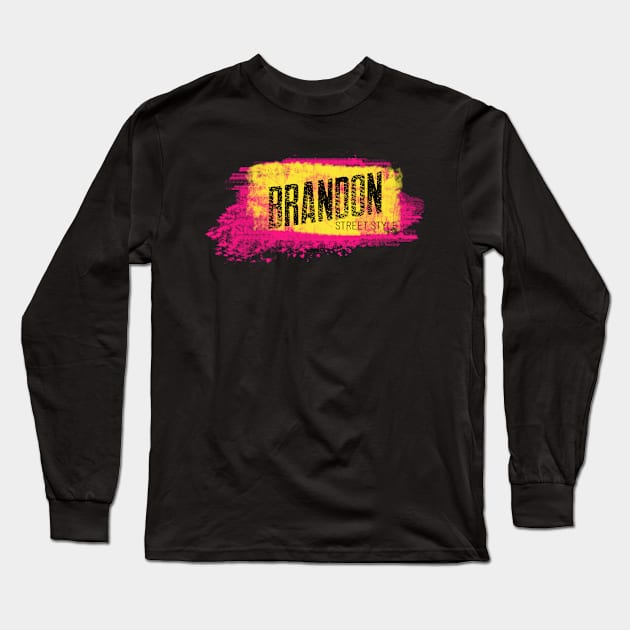 Brandon, Manitoba, Canada Long Sleeve T-Shirt by Canada Tees